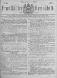 Fraust&auml;dter Kreisblatt. 1877.10.12 Nr41