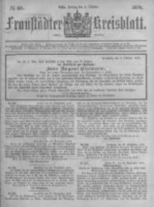 Fraustädter Kreisblatt. 1878.10.04 Nr40