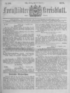 Fraustädter Kreisblatt. 1878.12.13 Nr50