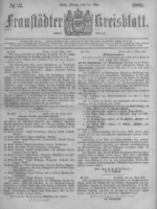 Fraustädter Kreisblatt. 1880.05.21 Nr21