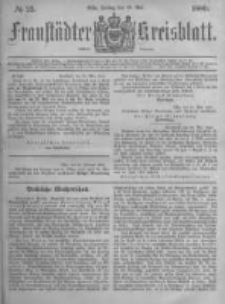 Fraustädter Kreisblatt. 1880.05.28 Nr22