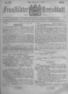 Fraust&auml;dter Kreisblatt. 1880.07.09 Nr28