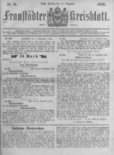 Fraustädter Kreisblatt. 1880.12.10 Nr51