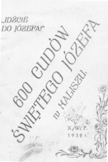 Święty Józef w cudownym obrazie Kolegjaty Kaliskiej