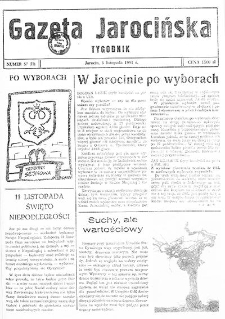 Gazeta Jarocińska 1991.11.08 Nr57(II)
