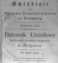 Amtsblatt der K&ouml;niglichen Preussischen Regierung zu Bromberg. 1828.01.04 No.1