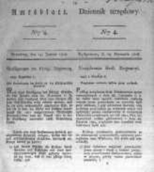 Amtsblatt der K&ouml;niglichen Preussischen Regierung zu Bromberg. 1828.01.25 No.4