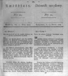 Amtsblatt der K&ouml;niglichen Preussischen Regierung zu Bromberg. 1828.03.14 No.11