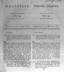 Amtsblatt der K&ouml;niglichen Preussischen Regierung zu Bromberg. 1828.04.04 No.14