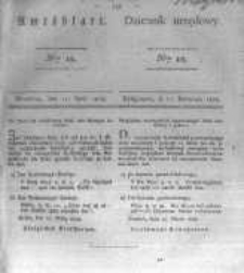 Amtsblatt der Königlichen Preussischen Regierung zu Bromberg. 1828.04.11 No.15