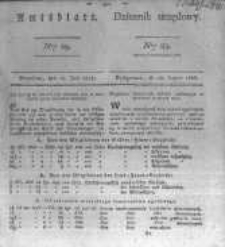 Amtsblatt der K&ouml;niglichen Preussischen Regierung zu Bromberg. 1828.07.18 No.29