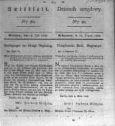 Amtsblatt der K&ouml;niglichen Preussischen Regierung zu Bromberg. 1828.07.25 No.30