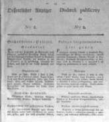Oeffentlicher Anzeiger zum Amtsblatt No.2. der Königl. Preuss. Regierung zu Bromberg. 1828