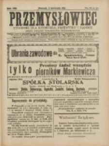 Przemysłowiec: tygodnik dla polskiego rzemiosła, przemysłu i handlu: organ Związku Towarzystw Przemysłowych 1911.04.02 R.8 Nr14