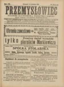 Przemysłowiec: tygodnik dla polskiego rzemiosła, przemysłu i handlu: organ Związku Towarzystw Przemysłowych 1911.04.09 R.8 Nr15