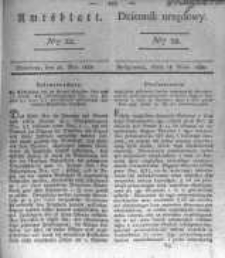 Amtsblatt der Königlichen Preussischen Regierung zu Bromberg. 1830.05.28 No.22