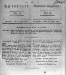 Amtsblatt der K&ouml;niglichen Preussischen Regierung zu Bromberg. 1830.07.16 No.29