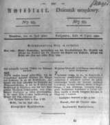 Amtsblatt der Königlichen Preussischen Regierung zu Bromberg. 1830.07.16 No.29