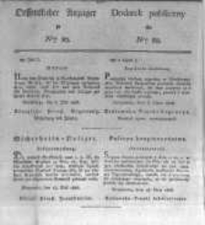 Oeffentlicher Anzeiger zum Amtsblatt No.29. der Königl. Preuss. Regierung zu Bromberg. 1828
