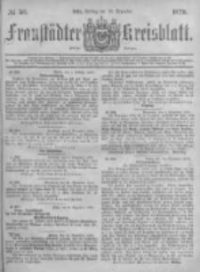 Fraust&auml;dter Kreisblatt. 1879.12.12 Nr50