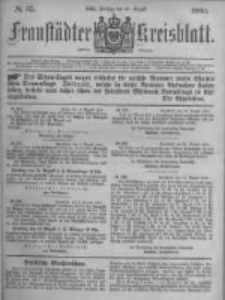 Fraust&auml;dter Kreisblatt. 1880.08.27 Nr35