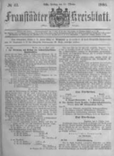 Fraustädter Kreisblatt. 1880.10.15 Nr42