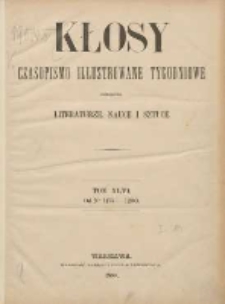 Kłosy: czasopismo ilustrowane, tygodniowe, poświęcone literaturze, nauce i sztuce 1887.12.24(1888.01.05) T.46 Nr1175