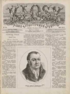 Kłosy: czasopismo ilustrowane, tygodniowe, poświęcone literaturze, nauce i sztuce 1879.11.01(13) T.29 Nr750