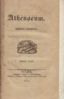 Athenaeum: pismo poświęcone historii, literaturze, sztukom, krytyce itd. 1844 Nr5