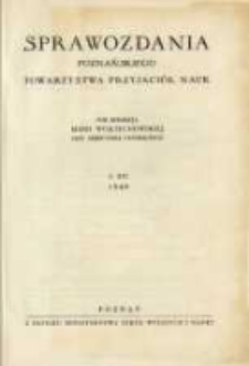 Sprawozdania Poznańskiego Towarzystwa Przyjaciół Nauk. 1949 R.16