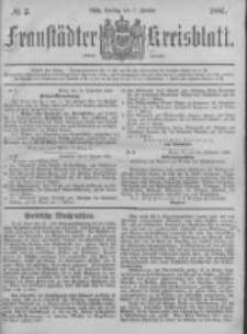 Fraust&auml;dter Kreisblatt. 1881.01.07 Nr2