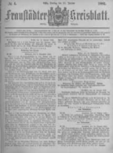 Fraust&auml;dter Kreisblatt. 1881.01.21 Nr4