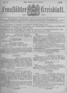 Fraust&auml;dter Kreisblatt. 1881.01.28 Nr5