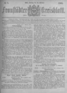 Fraust&auml;dter Kreisblatt. 1881.02.25 Nr9
