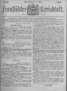 Fraust&auml;dter Kreisblatt. 1881.03.11 Nr11
