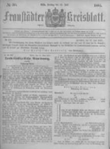 Fraustädter Kreisblatt. 1881.07.22 Nr30
