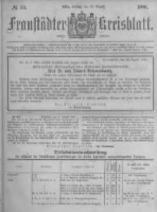 Fraust&auml;dter Kreisblatt. 1881.08.19 Nr34