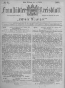 Fraustädter Kreisblatt. 1881.10.05 Nr42