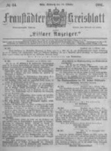 Fraustädter Kreisblatt. 1881.10.12 Nr44