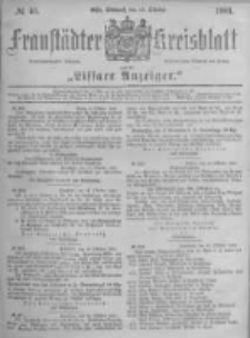 Fraustädter Kreisblatt. 1881.10.19 Nr46