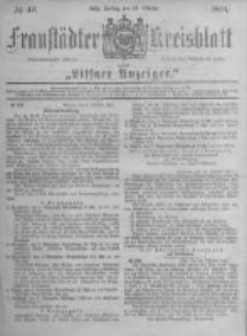 Fraustädter Kreisblatt. 1881.10.28 Nr49