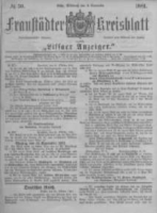 Fraustädter Kreisblatt. 1881.11.02 Nr50