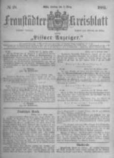 Fraustädter Kreisblatt. 1882.03.03 Nr18