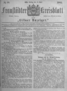 Fraust&auml;dter Kreisblatt. 1882.04.14 Nr30