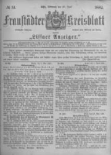 Fraust&auml;dter Kreisblatt. 1882.06.28 Nr51