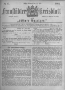 Fraust&auml;dter Kreisblatt. 1882.07.12 Nr55