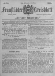 Fraustädter Kreisblatt. 1882.10.13 Nr82