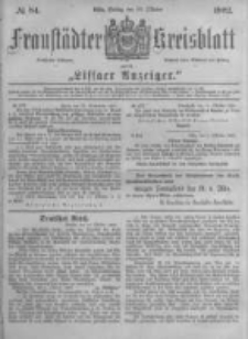 Fraustädter Kreisblatt. 1882.10.20 Nr84