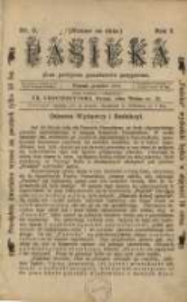 Pasieka : pismo poświęcone pszczelnictwu postępowemu, 1896 nr0