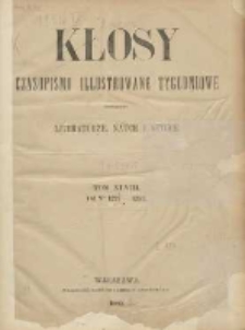 Kłosy: czasopismo ilustrowane, tygodniowe, poświęcone literaturze, nauce i sztuce 1888.12.22(1889.01.03) T.48 Nr1227